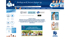 Desktop Screenshot of mexdoctors.com