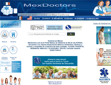 Tablet Screenshot of mexdoctors.com
